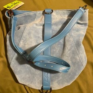 Blue Sam Edelman shoulder bag/backpack.